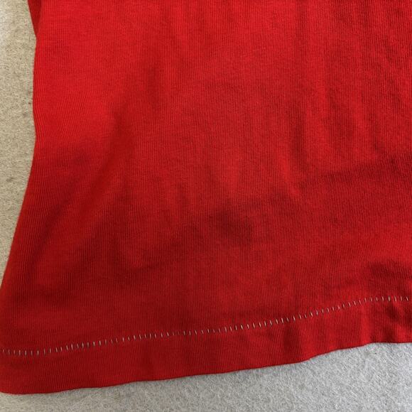 Vtg Nike Ohio State Buckeyes Shirt Mens Lg Single Stitch NCAA College Red Gray - Picture 6 of 8